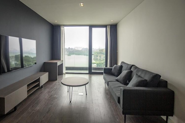 Beautiful Lake View & Modern 02 BR Dulplex Apartment for rent in Truc Bach Area, Ba Dinh
