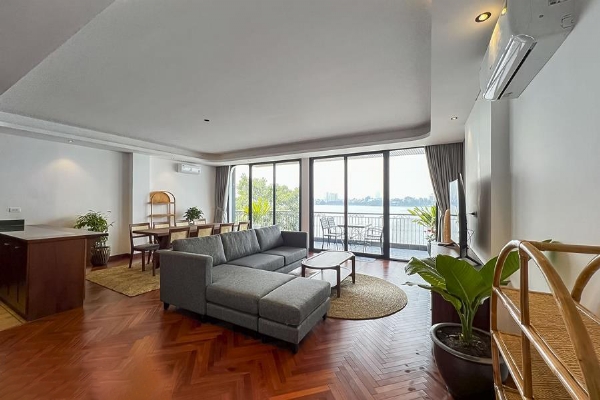Brand New 3BR Apartment with Lake View and Spacious Balcony for Rent on Quang Khanh