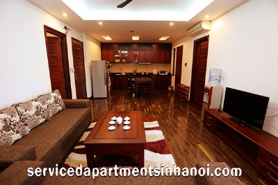 Brand New rental 2 bed serviced apartment in Hoang Quoc Viet, Cau Giay