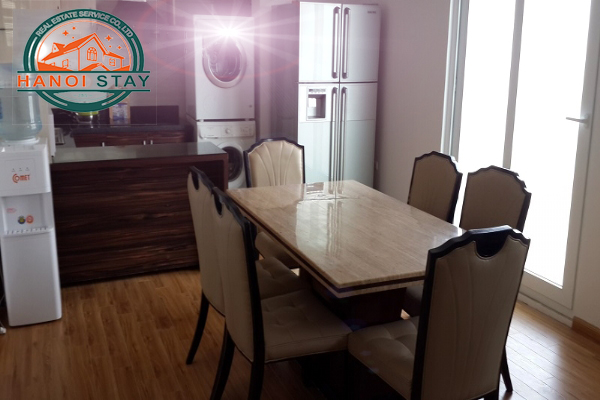 Deluxe Two Bedroom serviced Apartment For rent in Lang Ha str, Ba Dinh 2