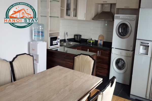 Deluxe Two Bedroom serviced Apartment For rent in Lang Ha str, Ba Dinh 3