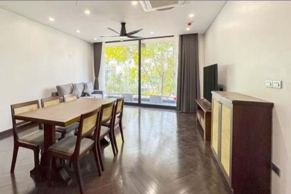 Modern Tranquility: 2 BR Apartment for Rent with Balcony on Dang Thai Mai Street, Tay Ho