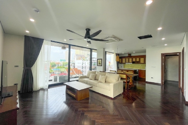 Tranquil Luxury: Rent This Modern 4BR Apartment on Dang Thai Mai, Tay Ho
