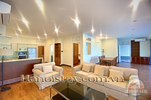 * Very Nice lake view & Big Yard 2 Bedroom apartment Rental in Quang An street, Tay ho* 4