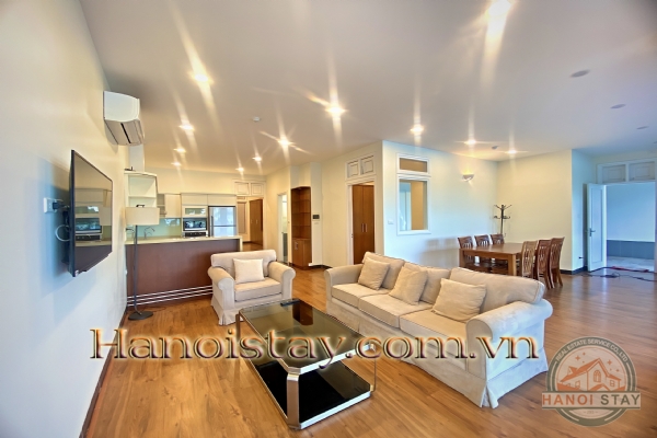 * Very Nice lake view & Big Yard 2 Bedroom apartment Rental in Quang An street, Tay ho* 9