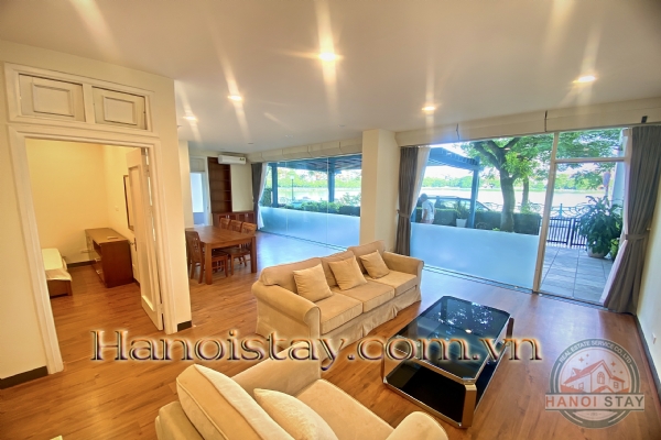 * Very Nice lake view & Big Yard 2 Bedroom apartment Rental in Quang An street, Tay ho* 11