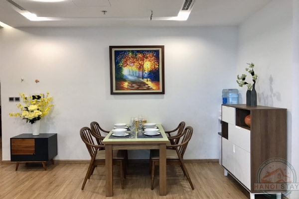 2 Nice Designed Bedroom Apartment For Rent In Vinhomes Metropolis 13