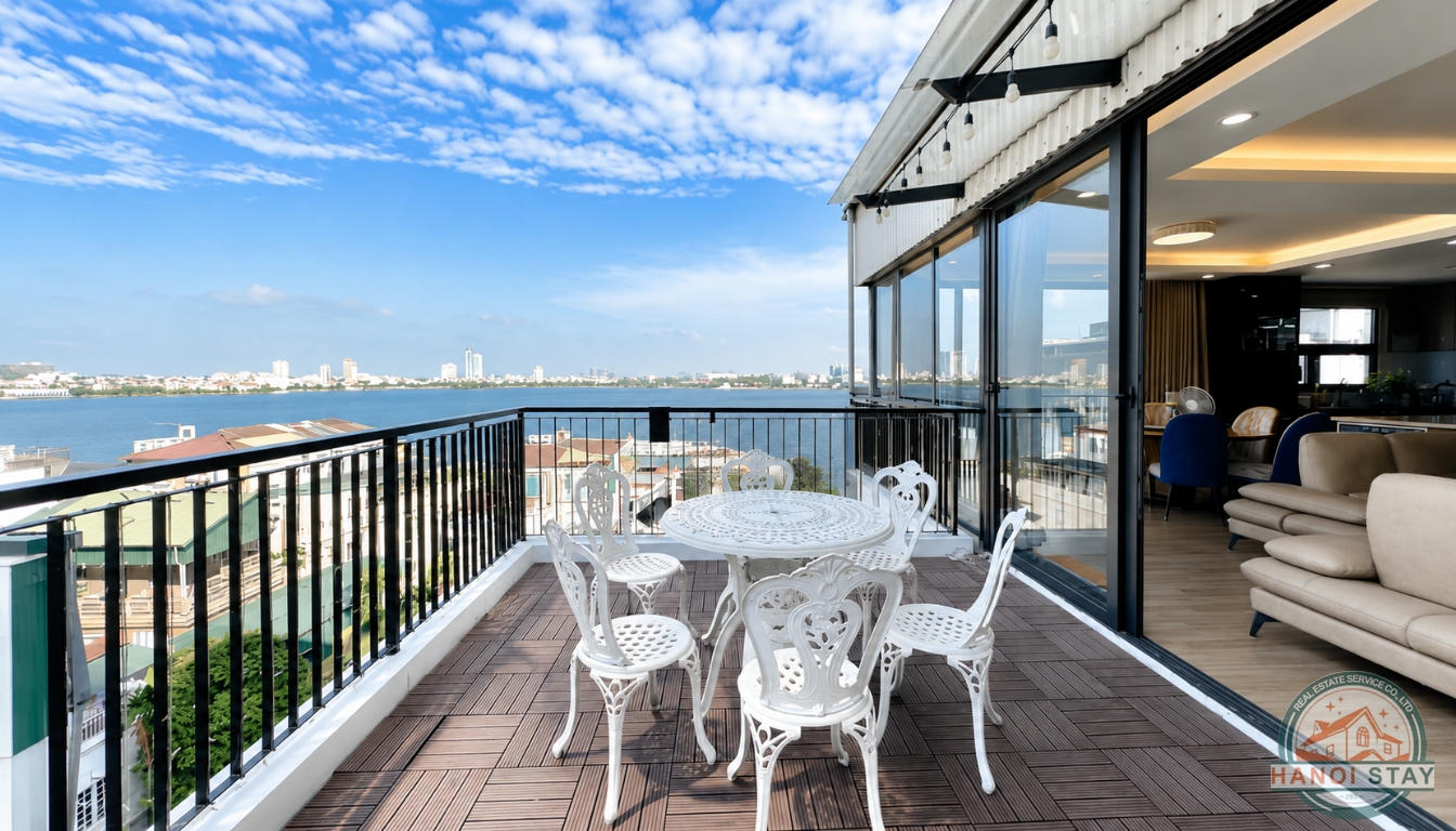 3-bedroom duplex apartment for rent on Quang Khanh Street, Tay Ho 3