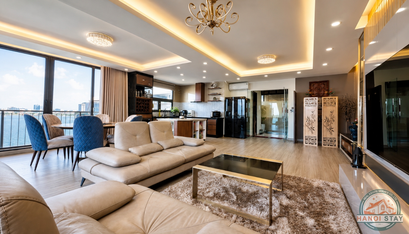 3-bedroom duplex apartment for rent on Quang Khanh Street, Tay Ho 4
