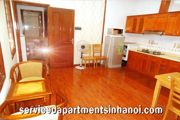 50sqm one bedroom apartment leasing in Van Bao str, Ba Dinh 3