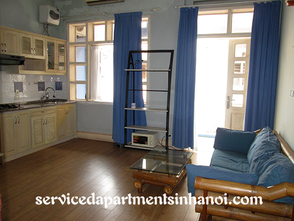 A lot of natural light one bedroom apartment in Thuy Khue for rent 1