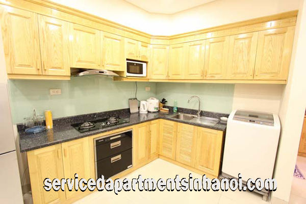 A one bedroom apartment with lake view in Ba Dinh 3