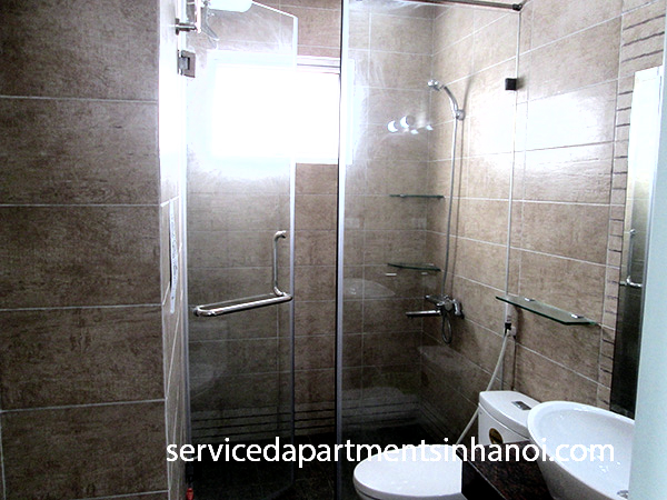A one bedroom penhouse apartment with big terrace for rent in Ba Dinh 10