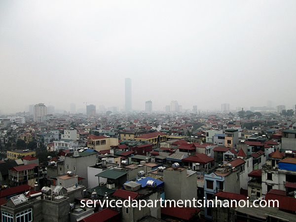 A one bedroom penhouse apartment with big terrace for rent in Ba Dinh 5