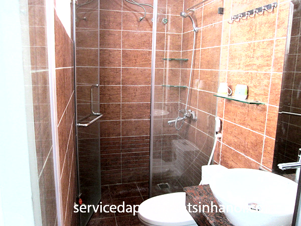 A one bedroom penhouse apartment with big terrace for rent in Ba Dinh 9