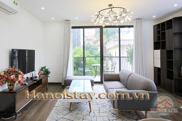 A three-bedroom apartment in Tay Ho filled with natural light with a good size balcony 1