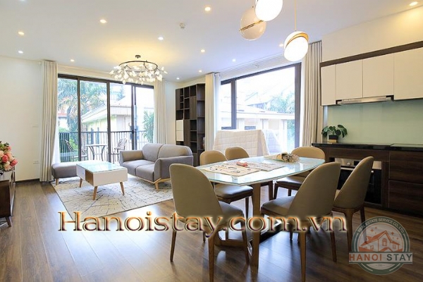 A three-bedroom apartment in Tay Ho filled with natural light with a good size balcony 6