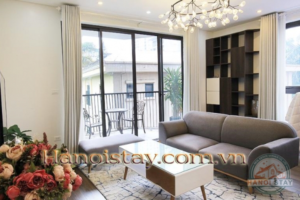 A three-bedroom apartment in Tay Ho filled with natural light with a good size balcony 11