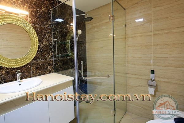 A three-bedroom apartment in Tay Ho filled with natural light with a good size balcony 22