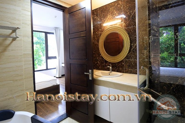 A three-bedroom apartment in Tay Ho filled with natural light with a good size balcony 26