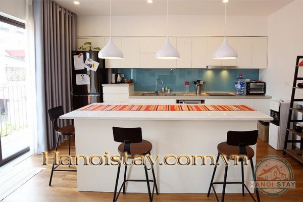 *Absolutely Beautiful 03 BR Duplex green terrace apartment rental in Xuan Dieu street, Tay Ho* 10