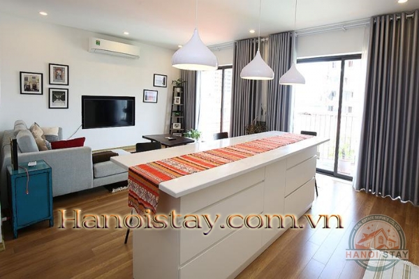 *Absolutely Beautiful 03 BR Duplex green terrace apartment rental in Xuan Dieu street, Tay Ho* 8