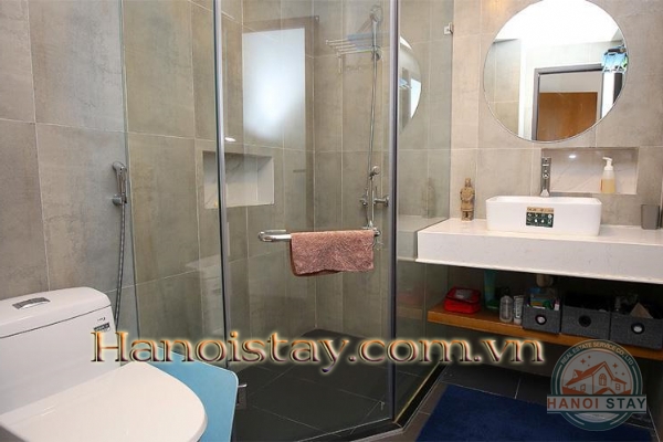 *Absolutely Beautiful 03 BR Duplex green terrace apartment rental in Xuan Dieu street, Tay Ho* 15