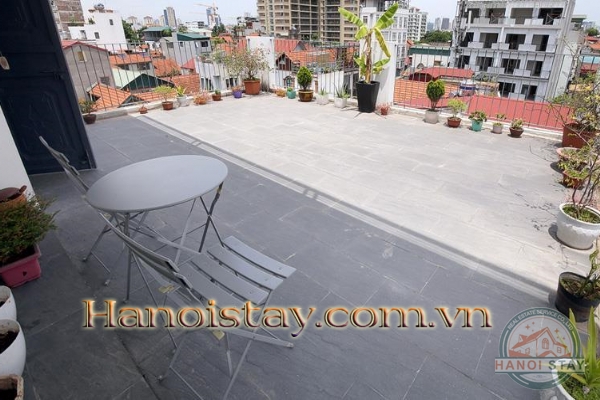 *Absolutely Beautiful 03 BR Duplex green terrace apartment rental in Xuan Dieu street, Tay Ho* 19