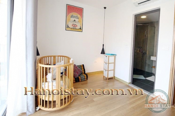 *Absolutely Beautiful 03 BR Duplex green terrace apartment rental in Xuan Dieu street, Tay Ho* 24