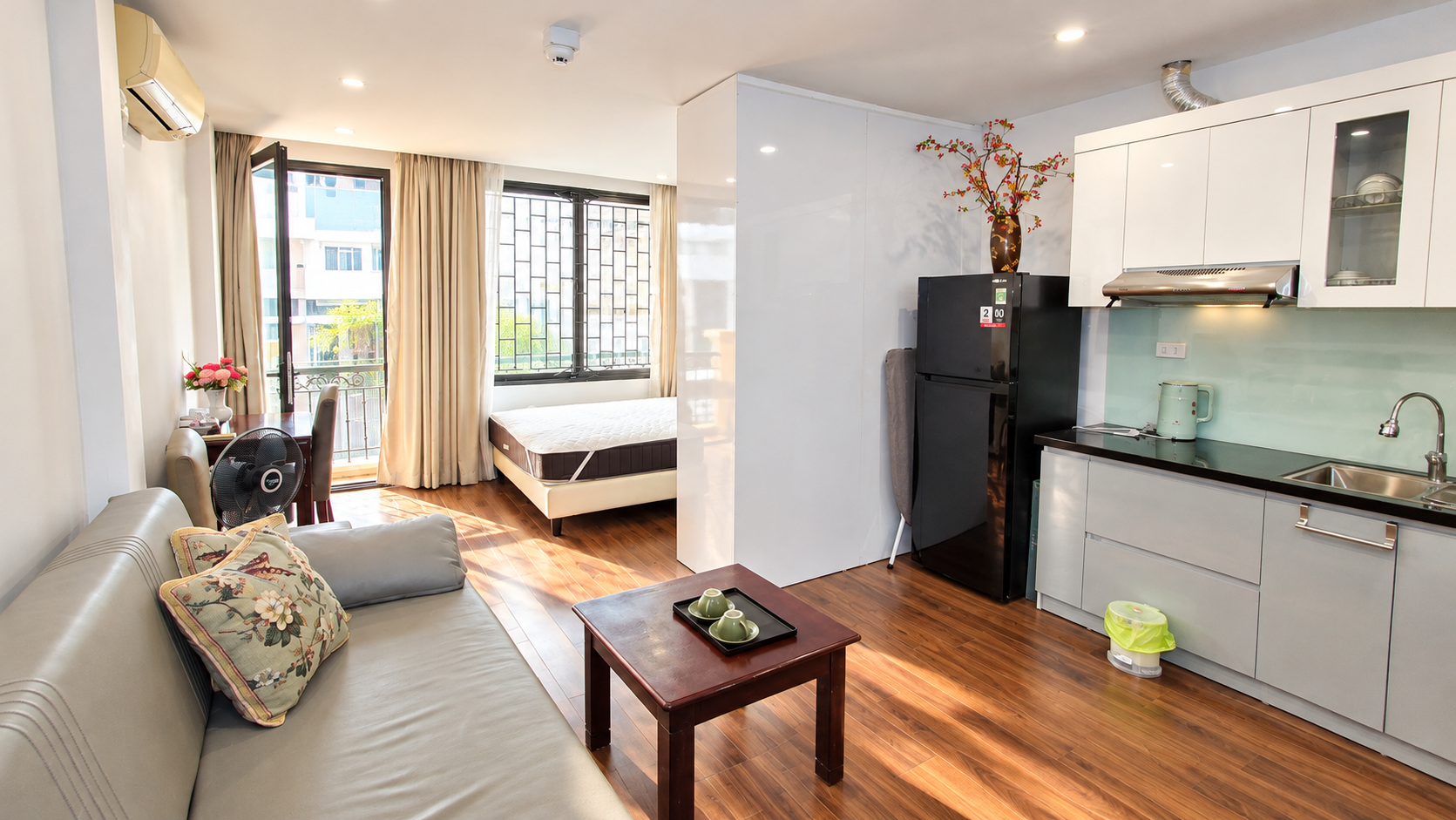 Affordable Furnished Studio Apartment for Rent near Hanoi Old Quarter