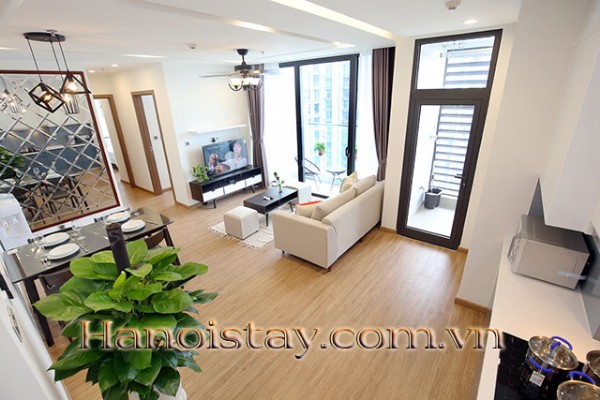Airy, Beautiful View Two Bedroom Apartment Rental in Vinhomes Metropolis, Nice Amenities 6