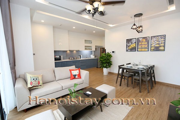 Airy, Beautiful View Two Bedroom Apartment Rental in Vinhomes Metropolis, Nice Amenities 8