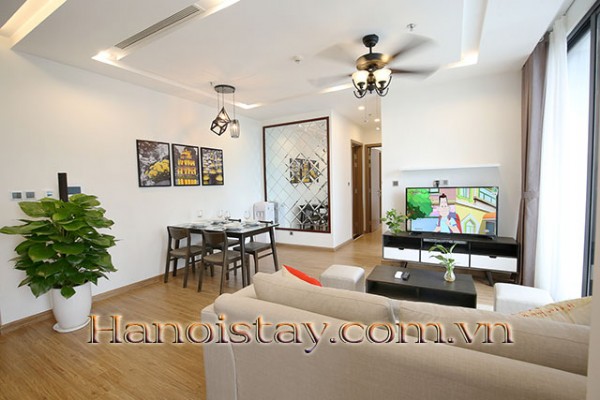 Airy, Beautiful View Two Bedroom Apartment Rental in Vinhomes Metropolis, Nice Amenities 9