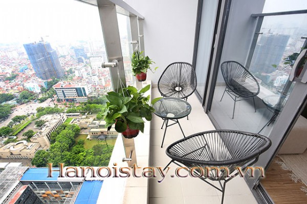 Airy, Beautiful View Two Bedroom Apartment Rental in Vinhomes Metropolis, Nice Amenities 21