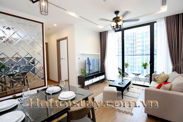 Airy, Beautiful View Two Bedroom Apartment Rental in Vinhomes Metropolis, Nice Amenities 23