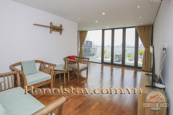 *Amazing & Spacious Lakefront Serviced Apartment Rental in Yen Phu Area, Tay Ho* 1