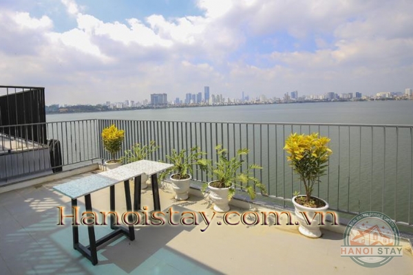 *Amazing & Spacious Lakefront Serviced Apartment Rental in Yen Phu Area, Tay Ho* 4