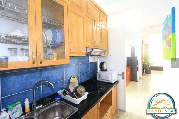 Amazing two bedroom apartment rental in Lang Ha str, Ba Dinh 8