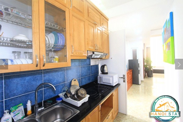 Amazing two bedroom apartment rental in Lang Ha str, Ba Dinh 12