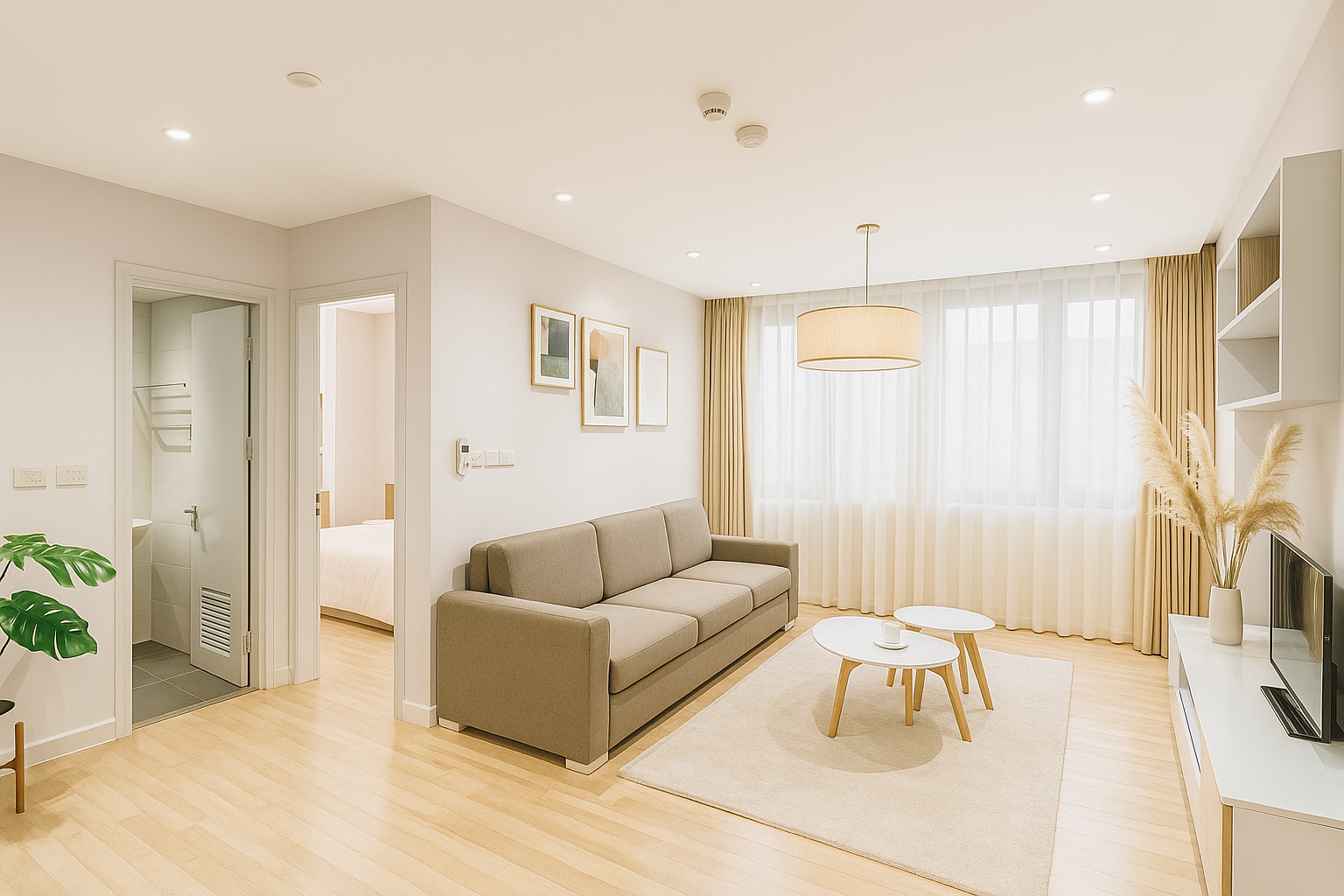 Apartment for Rent in Hoan Kiem, Hanoi: Quality 2-Bedroom Unit Near Opera House ($800 - $1,000/Month)