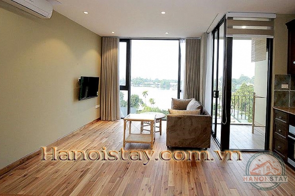 Apartment Rental in Tay Ho, Xom Chua Area: 1 BR, Elegant, Cozy and Eco-Friendly 1