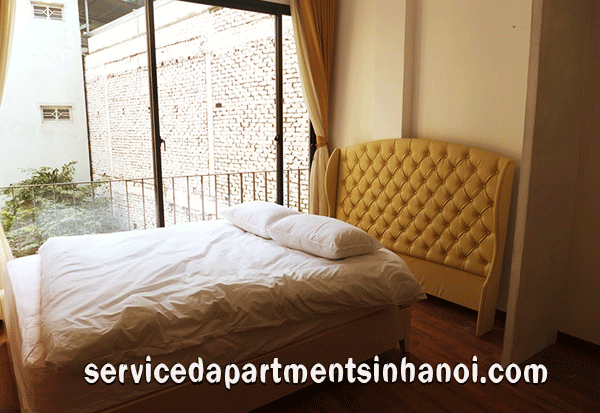 Artistic Architecture serviced apartment rental in To Ngoc Van str, Tay Ho, Two bedroom 4