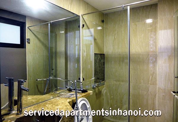 Artistic Architecture serviced apartment rental in To Ngoc Van str, Tay Ho, Two bedroom 7