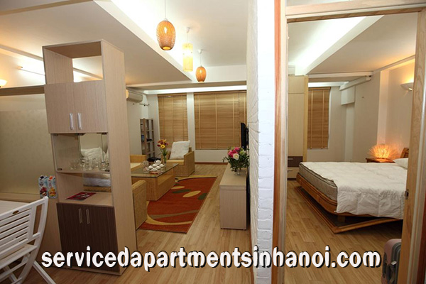 Bamboo furniture serviced apartment near Hoan Kiem lake 1