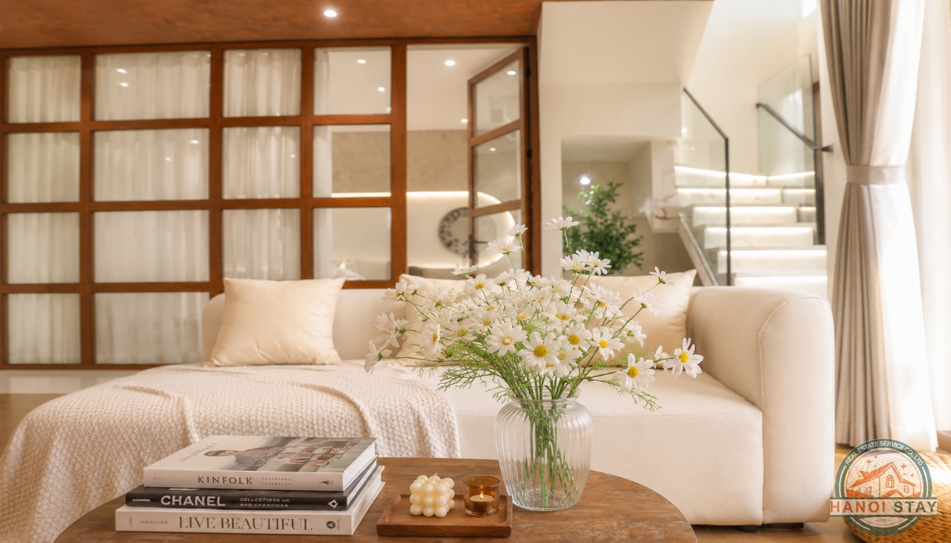 BEAUTIFUL DUPLEX APARTMENT FOR RENT IN ECOPARK NEW URBAN AREA, VIETNAM 4