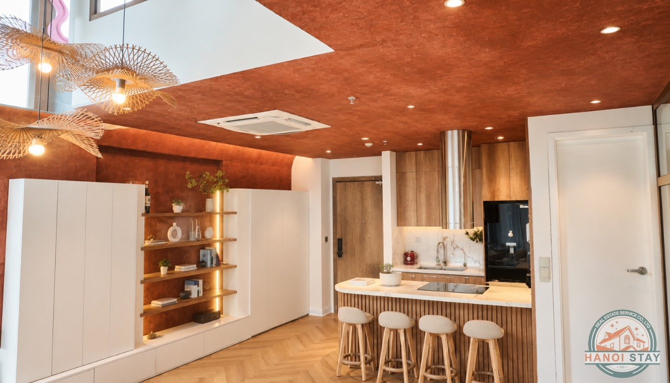 BEAUTIFUL DUPLEX APARTMENT FOR RENT IN ECOPARK NEW URBAN AREA, VIETNAM 1