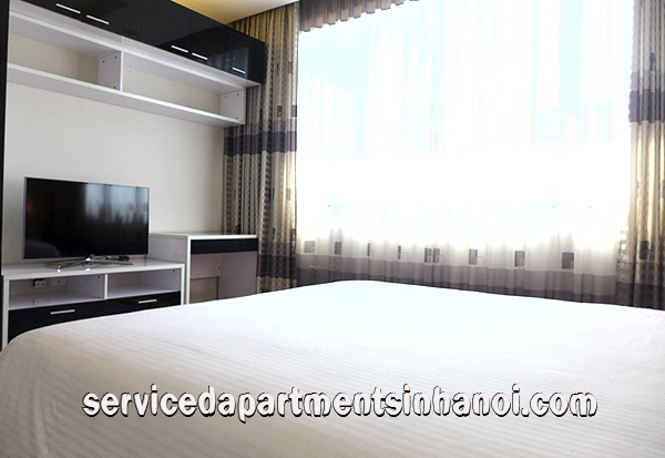 Beautiful Duplex Apartment Rental in Truc Bach, Two beds, Panorama Lake view 10