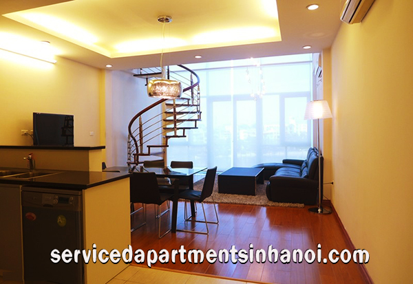 Beautiful Duplex Apartment Rental in Truc Bach, Two beds, Panorama Lake view 4