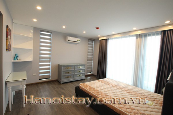 Beautiful Duplex Two Bedroom Apartment Rental in Yen Phu Area, Tay Ho District, Open Lake View 1