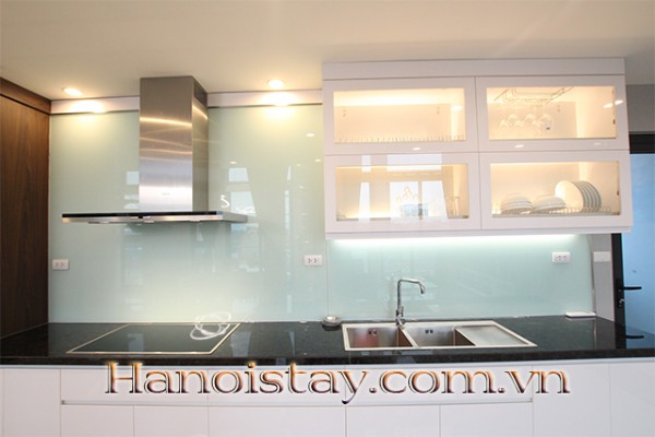 Beautiful Duplex Two Bedroom Apartment Rental in Yen Phu Area, Tay Ho District, Open Lake View 8
